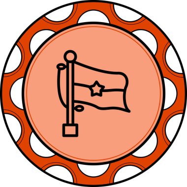 Burkina 'nın ulusal bayrağı, simge tasarımı ögesi