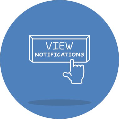 Bildirimleri Görüntüle Simge Tasarımı