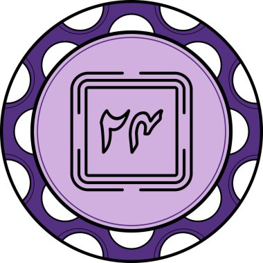 Twenty Four  web icon vector illustration