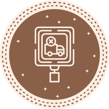 Kamyon Yüksek Çözünürlüklü Minimum Vektör Tasarımı Yok