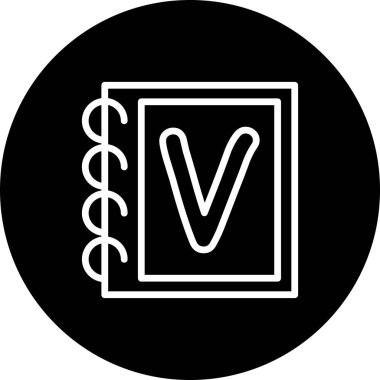 Capital Letter V Unique Abstract Branding Graphic Shape