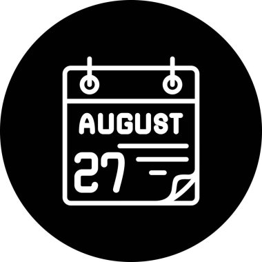 27 Ağustos Dinamik Modern Yaratıcı Vektör Varlığı