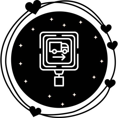 Kamyon Detour Eşsiz Web Grafiksel Görünümü