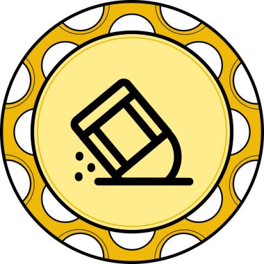 Silinen Özel Profesyonel Yaratıcı Grafik Elementi