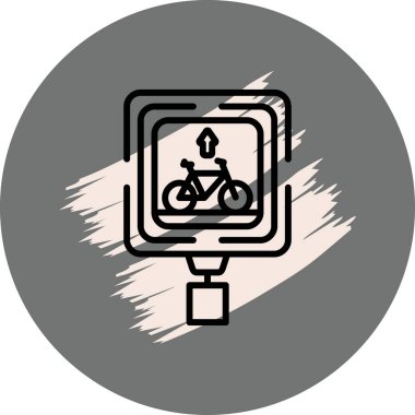 Bisiklet Yolu Yaratıcı Eşsiz Ürün Tasarım Elemanı