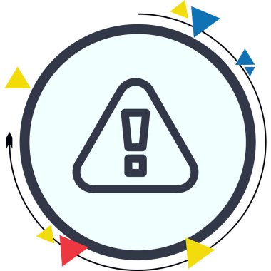 Hata web simgesi vektör illüstrasyonu