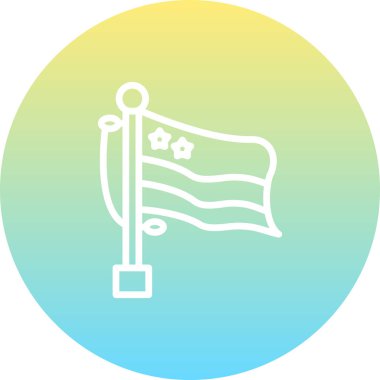 Curacao 'nun ulusal bayrağı, simge tasarımı ögesi