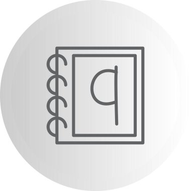 Küçük Harf Q web simgesi vektör illüstrasyonu