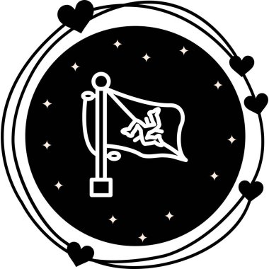 Sicilya 'nın ulusal bayrağı, simge tasarımı ögesi