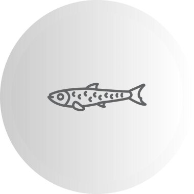 Ançüez ağ simgesi vektör illüstrasyonu