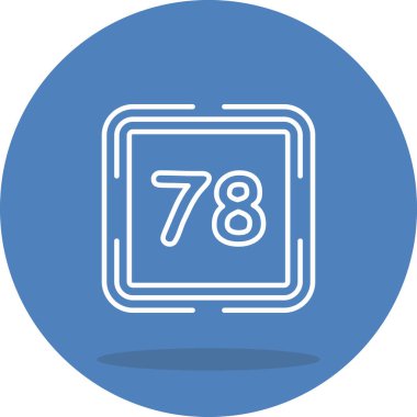 78 Web simgesi vektör illüstrasyonu