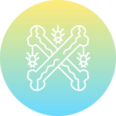 Kemik Yaratıcı Minimum Vektör Sanatı Özelliği