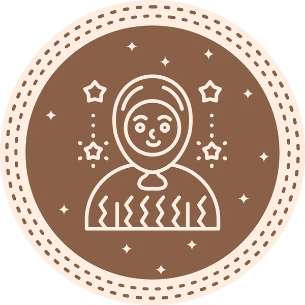 Balon Adam Asgari Dijital Grafik Sembolü