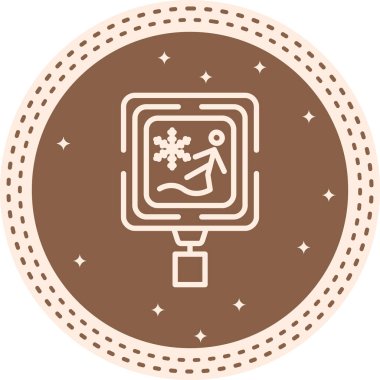 izle simge vektör çizimi tasarımı