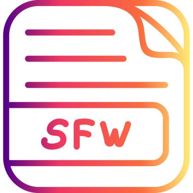 SFW Dosya Ayırt Vibrant Dijital Grafik Özelliği