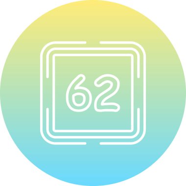 62 Web simgesi vektör illüstrasyonu