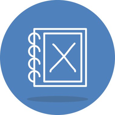 Büyük Harf X Web simgesi vektör illüstrasyonu