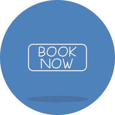 kitap şimdi web simgesi vektör illüstrasyonu