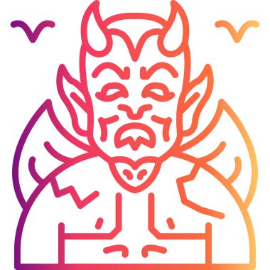 Şeytan Stili Profesyonel Yaratıcı Sanat Nesnesi