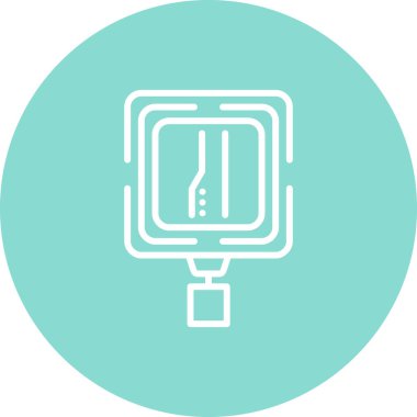 Sol şerit Benzersiz Düz Dijital Tasarım Sonlandırdı