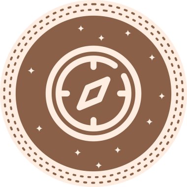 Pusula aracı gezinme web simgesi