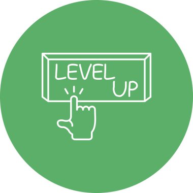 Üst Düzey Web simgesi vektör illüstrasyonu