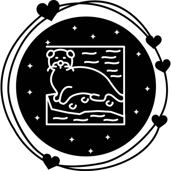 Susamuru simgesi vektör çizimi