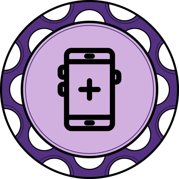 akıllı telefon simgesi, vektör illüstrasyonu basit tasarım