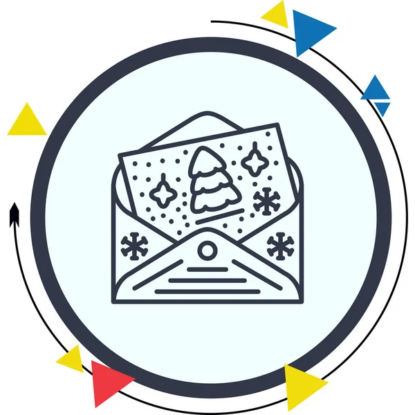 Noel Kartı Ayrı Modern Temiz Sanat Özelliği