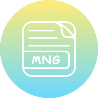 MNG Dosyası Zarif Çağdaş Dijital Grafik Özelliği