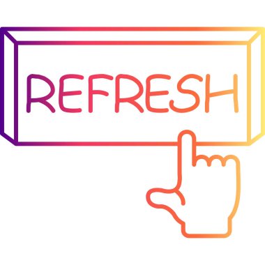 Web simgesi vektör illüstrasyonunu tazele