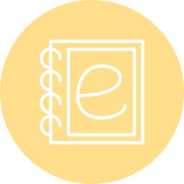 Küçük Harf E Ayırt Edilmiş Modern Temiz Sanat Özelliği