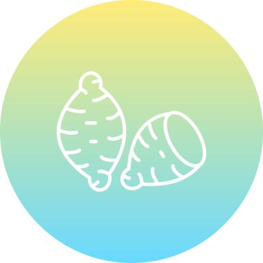 Tatlı Patates Dengeli Profesyonel Markalaşma Grafik Sembolü