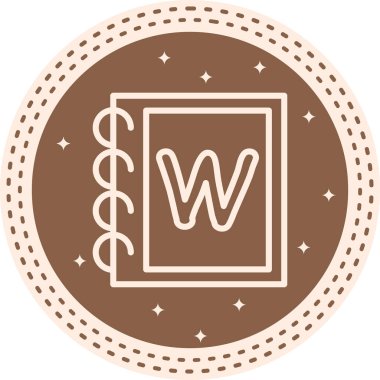 Capital Letter W Sophisticated Minimal Interface Design Element