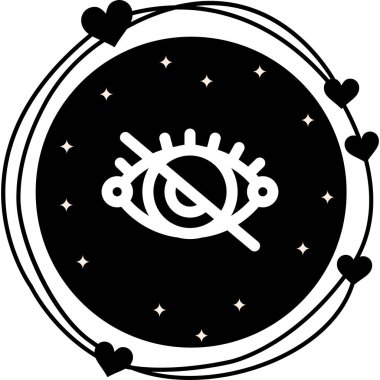 Kör Göz Biçimli Damgalama Vektörü Özelliği