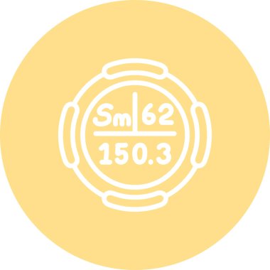 Samaryum web simgesi vektör çizimi