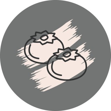 Hurma Yüksek Çözünürlüklü Düz Tasarım Sembolü