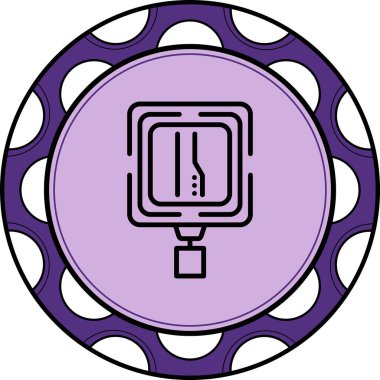 Sağ şerit Zarif Modern Yaratıcı Sanat Sembolünü Sonlandırdı