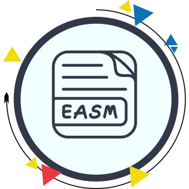 Basit Dosya Satırı Yörüngesi renginde soyut tasarım