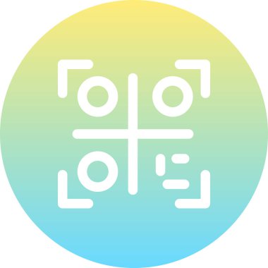 QR Kod modern simgesinin vektör çizimi