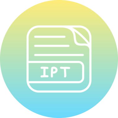 Beyaz belge simgesine sahip dairesel Gradyan arkaplanı