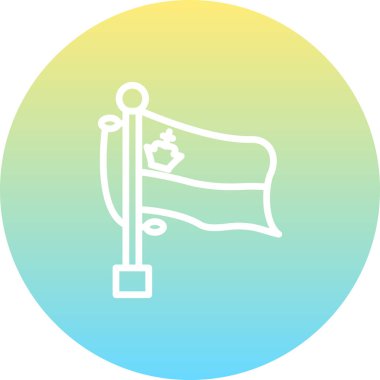 Lihtenştayn simgesinin ulusal bayrağı, tasarım ögesi