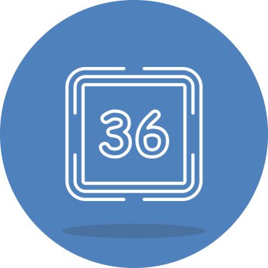 36 Web simgesi vektör illüstrasyonu