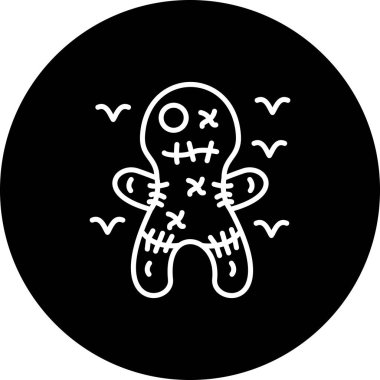 Voodoo Bebek Web simgesi vektör illüstrasyonuName