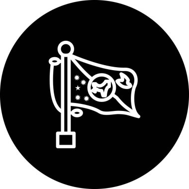 Noel Adasının ulusal bayrağı, simge tasarım elementi