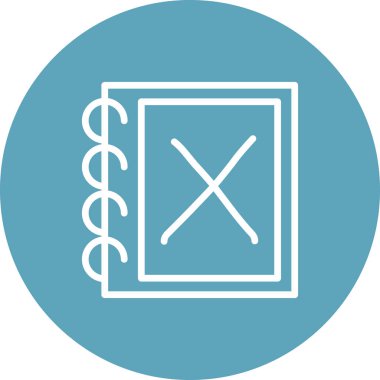 Büyük Harf X Web simgesi vektör illüstrasyonu