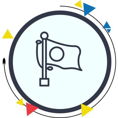 Palau 'nun ulusal bayrağı, simge tasarımı ögesi