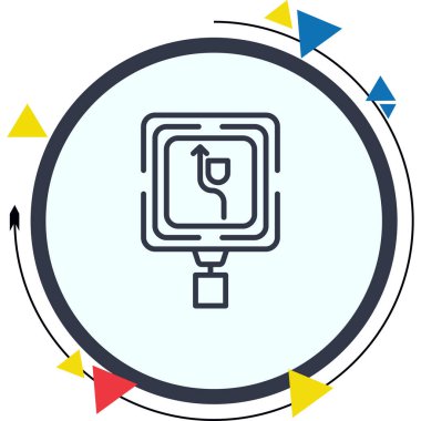 Sol Yüksek Kalite Ölçeklenebilir Vektör Resmini Koru