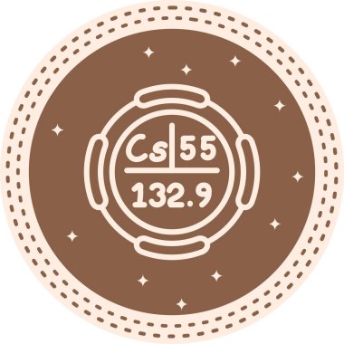 Sezyum Rafineri Zarif Vektör Sanat Nesnesi