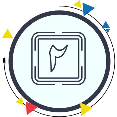 kare simge özellikleri tek büyük Urduca numara 2